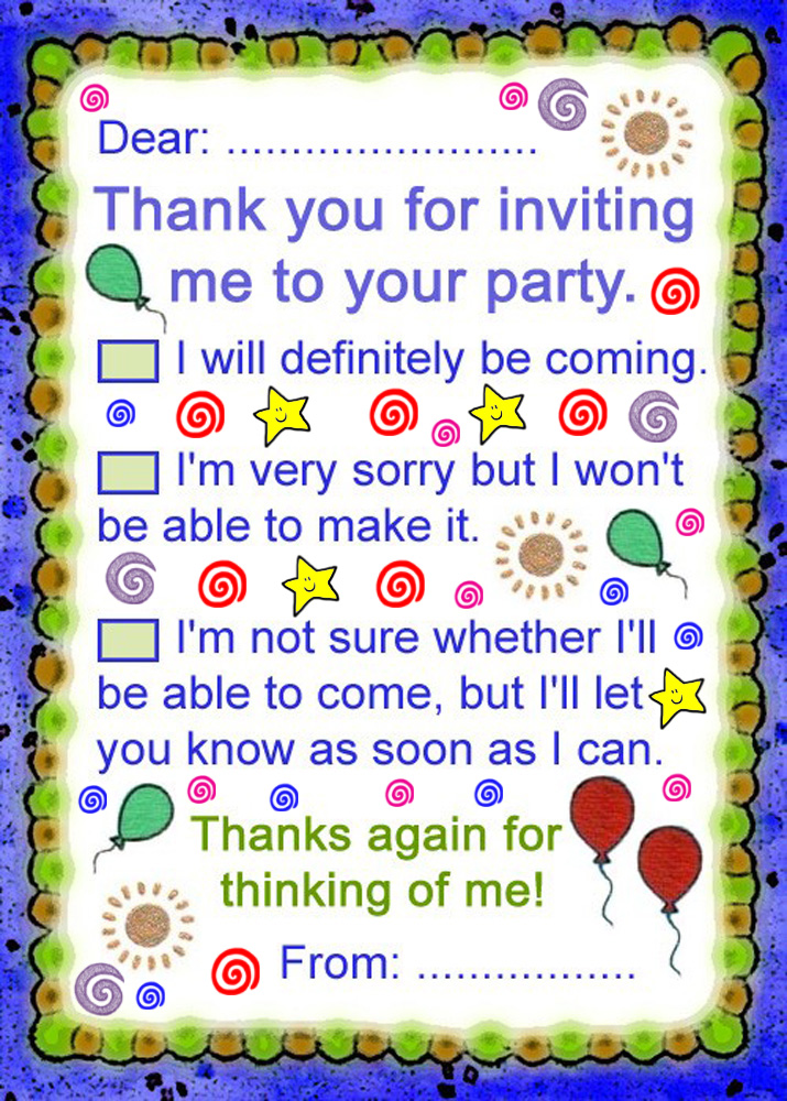 Thank You For Inviting Me To Your Party Rooftop Post Printables