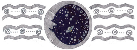 The Rooftop Post moon and stars logo
