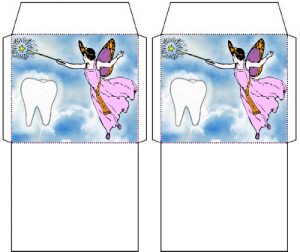 Tiny Tooth Fairy Envelope: One for a Tooth, One for Money