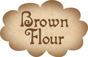 Printable label for brown flour