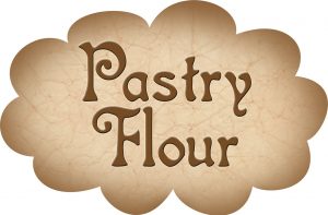 Printable label for pastry flour