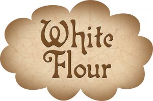 Printable label for white flour