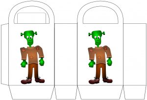 Free printable Frankenstein party bag