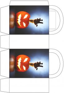 Scary Hand and Pumpkin Party Bag