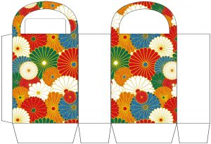 Japanese Flowers Party Bag