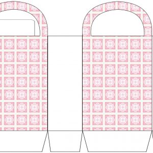 Pink Tiled Party Bag