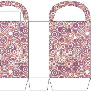 Circle Patterned Party Bag