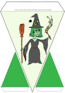 Halloween Witch Bunting