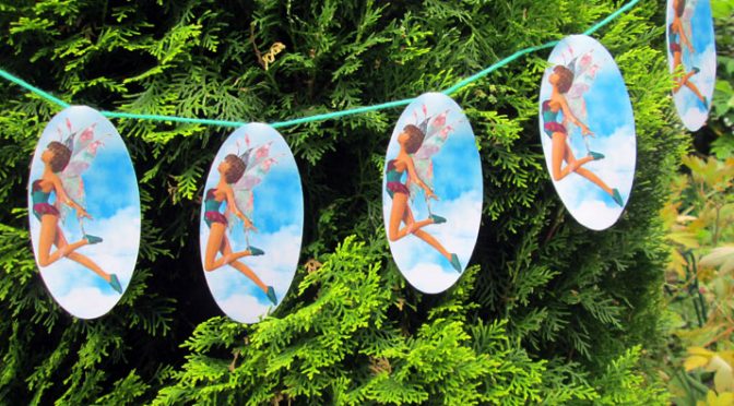 Fairy Garland Hanging from a Tree