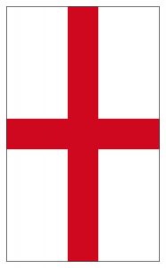 St George's Cross Flag - Rooftop Post Printables