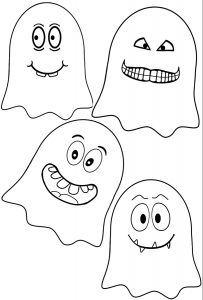 halloween ghost template