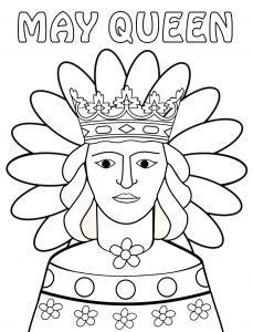 free mayday coloring pages