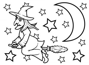 Witchy Colouring | Rooftop Post Printables