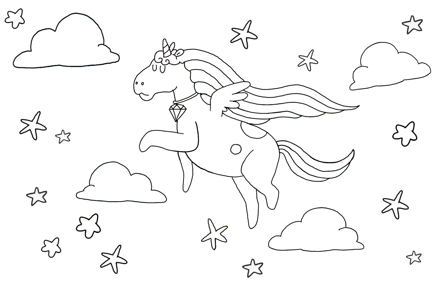 free starry night coloring pages to print