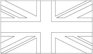 UK Flag Colouring | Rooftop Post Printables