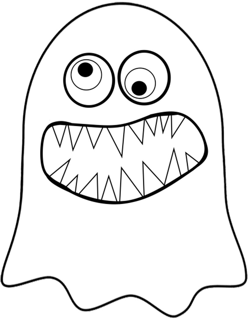 Crazy-Eyed Ghost- Halloween Decoration | Rooftop Post Printables