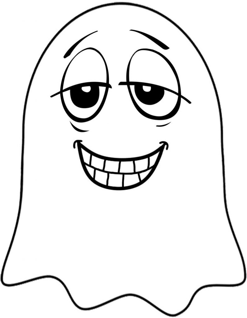 Dopey Ghost - Halloween Decoration - Rooftop Post Printables