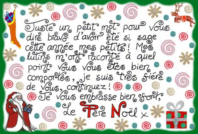 Lettre du Père Noël: Juste un Petit Mot Pour Vous Dire Bravo! | Rooftop